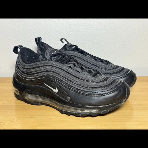 Size 5.5 - Nike Air Max 97‎ Womens Black Silver Running Shoes DM8347-001 Ladies - Picture 1 of 9